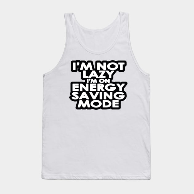 I am not lazy Tank Top by RHHS